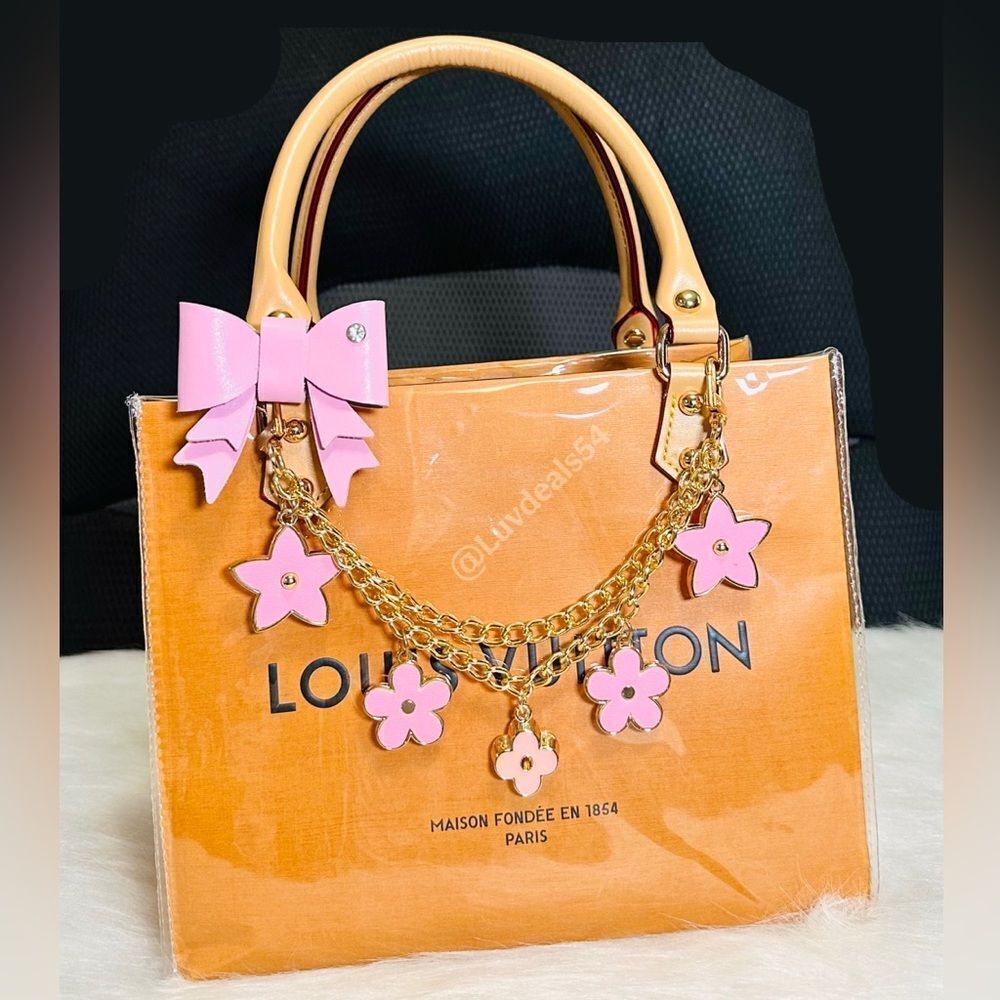 Louis Vuitton Vibrant Orange Tote Small Size 8.5" x 7"x4"